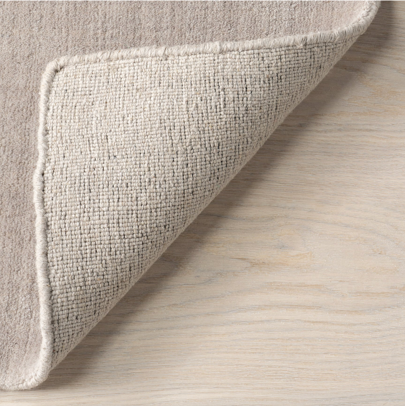 Tapis de laine moucheté - Avoine